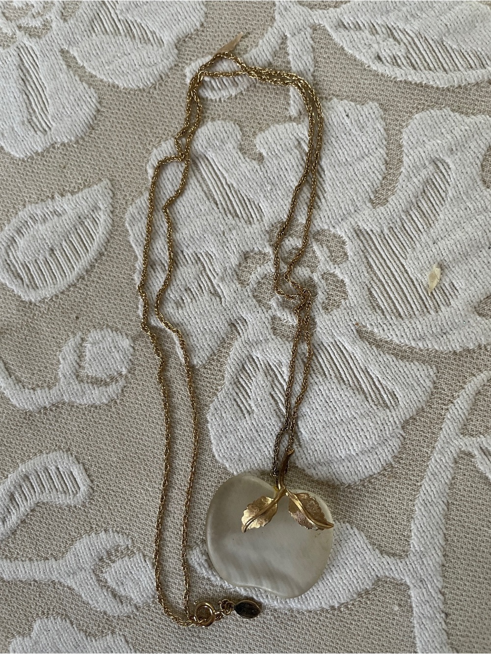 Gold Avon Apple Pendent